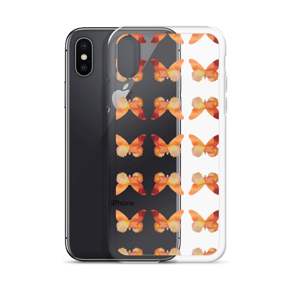 Clear Case for iPhone Orange