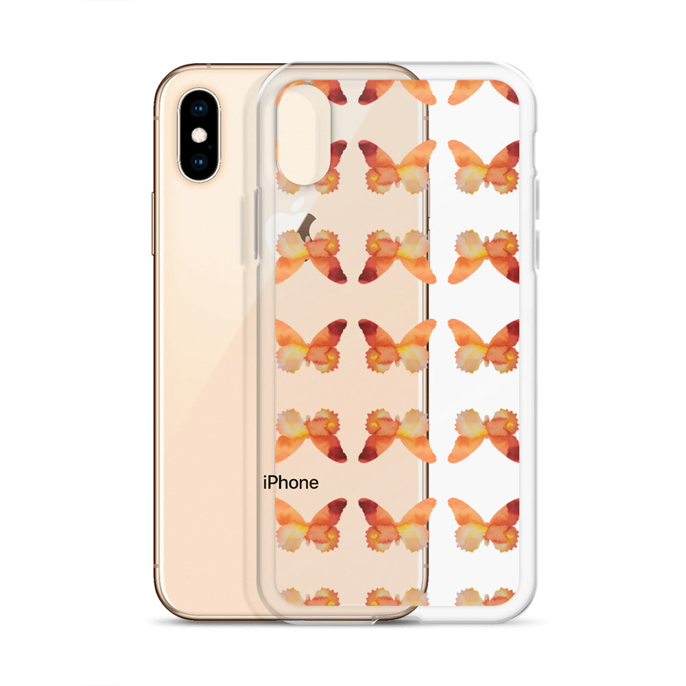 Clear Case for iPhone Orange