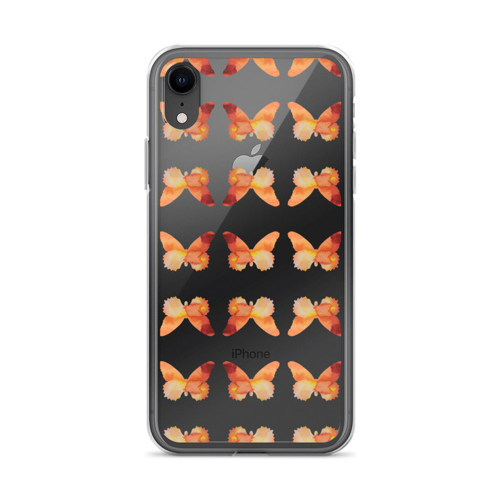 Clear Case for iPhone Orange