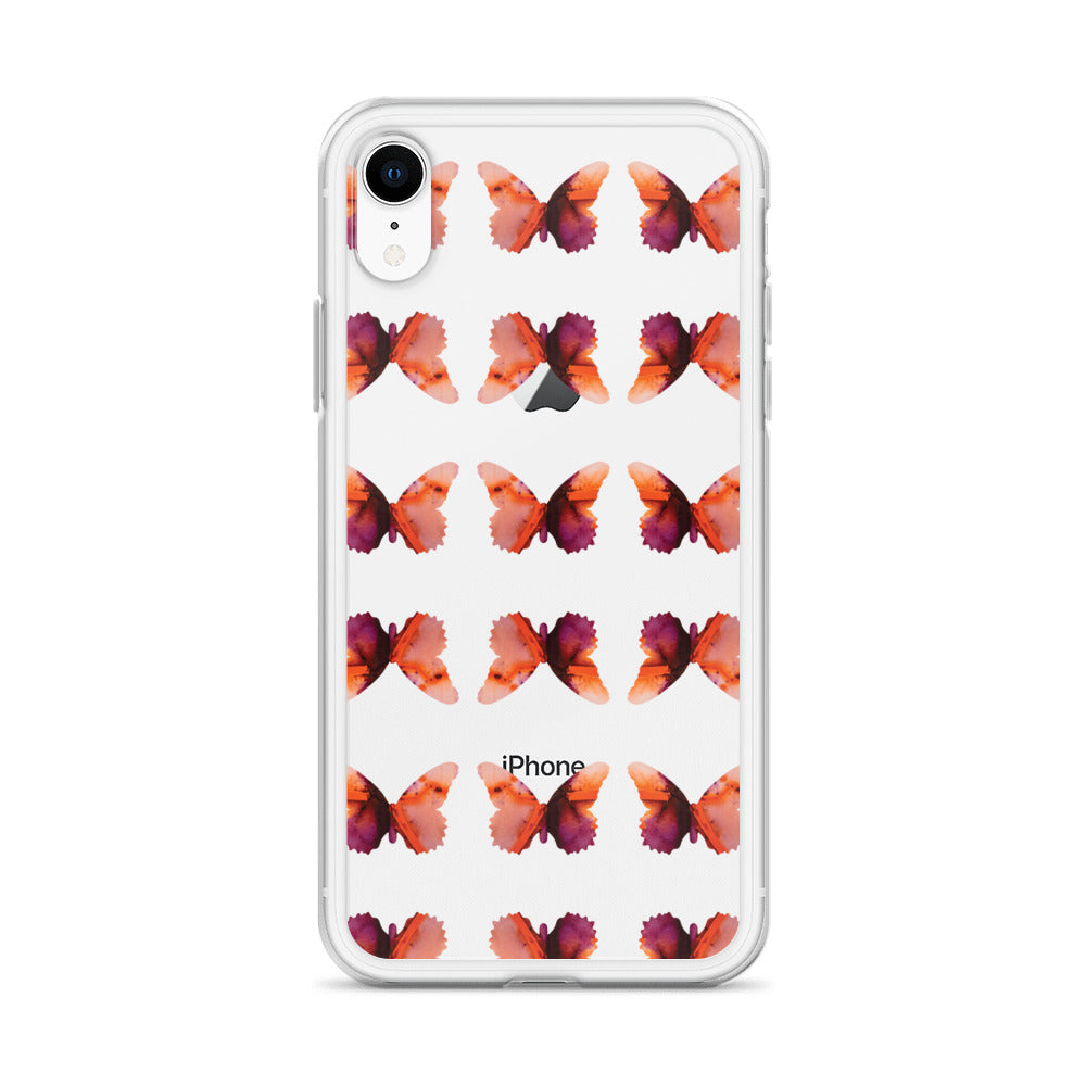 Clear Case for iPhone Scarlet