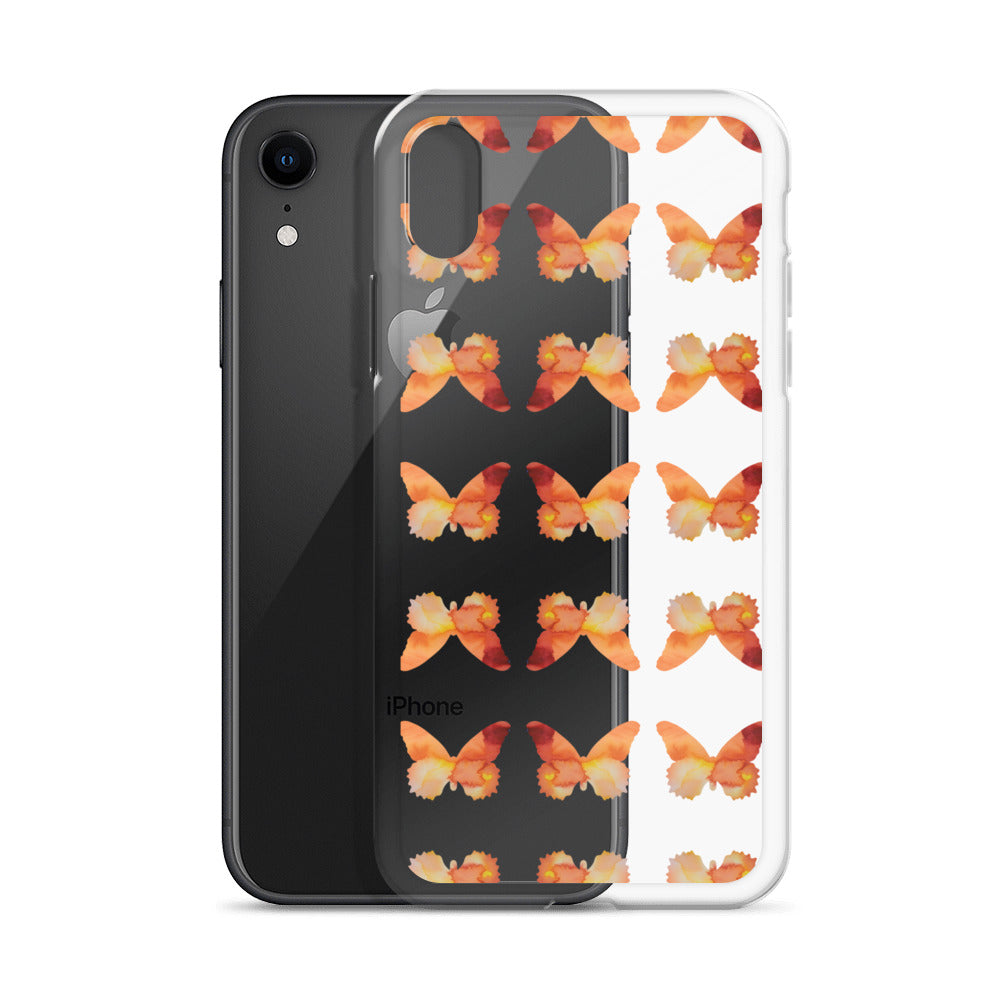 Clear Case for iPhone Orange