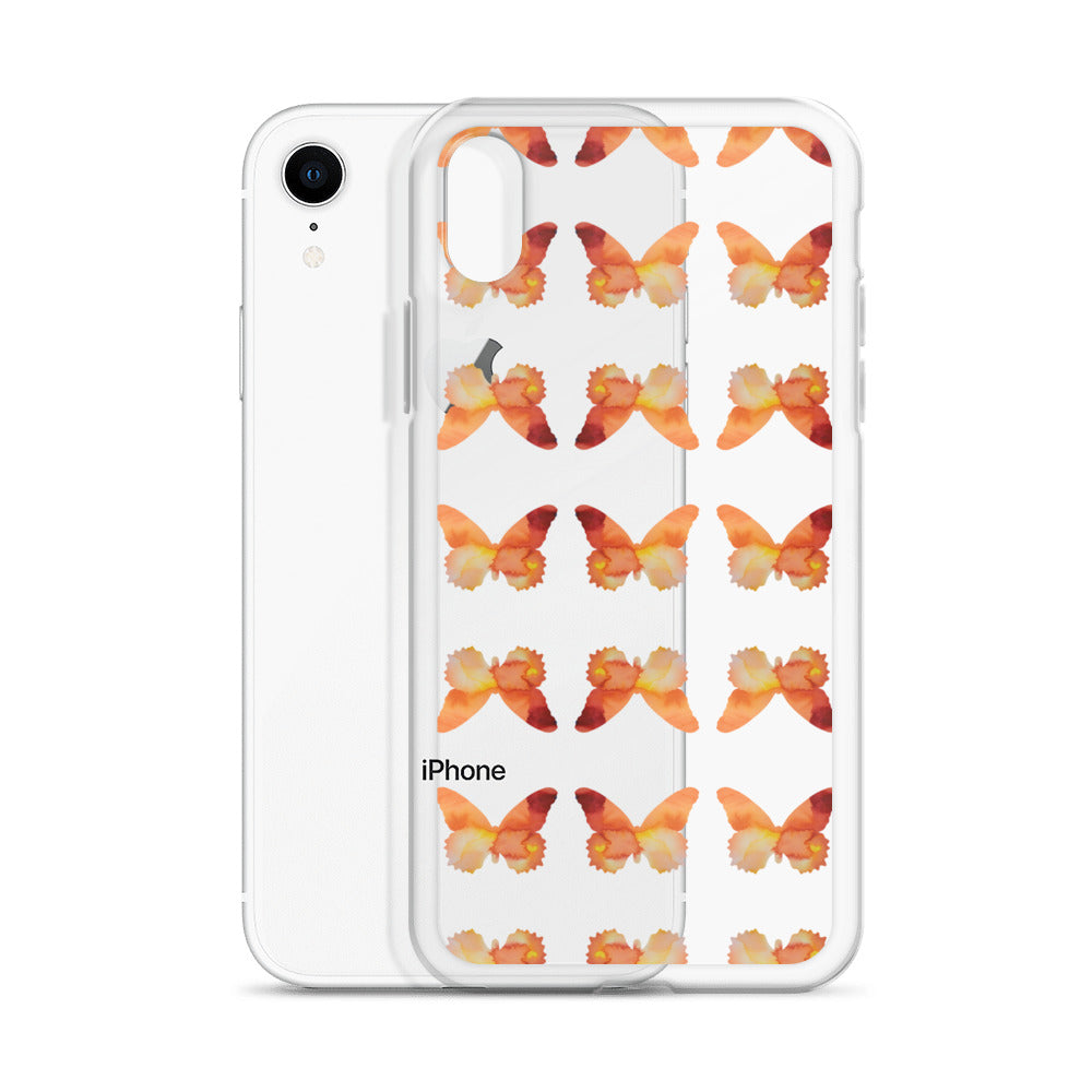 Clear Case for iPhone Orange