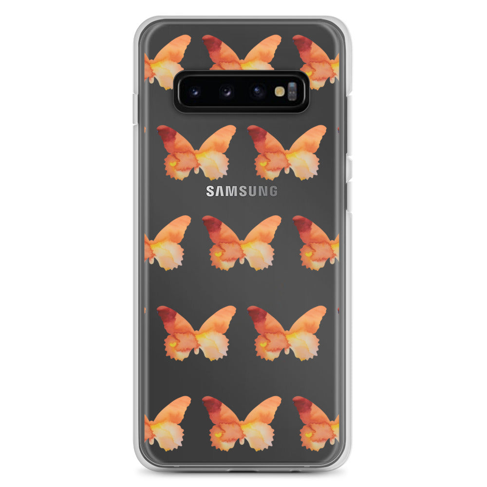 Clear Case for Samsung Orange