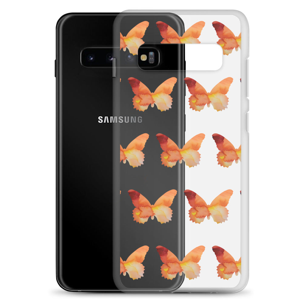 Clear Case for Samsung Orange