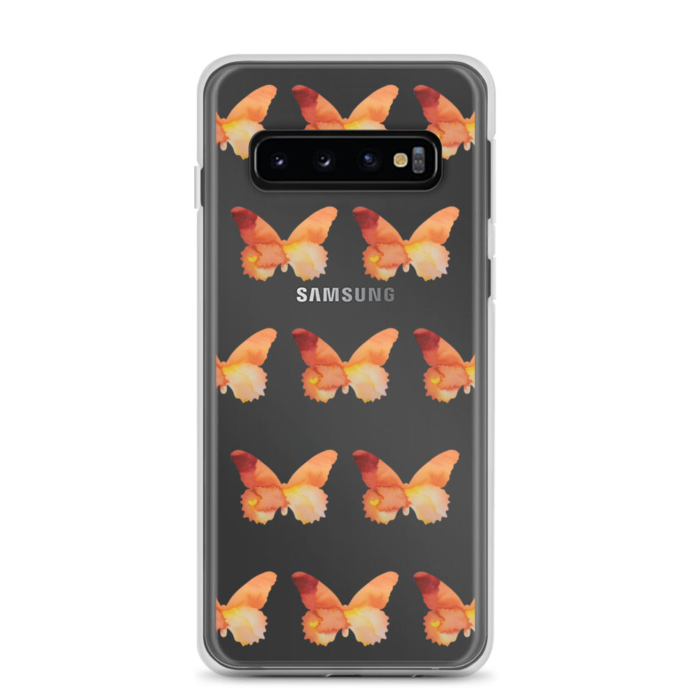 Clear Case for Samsung Orange