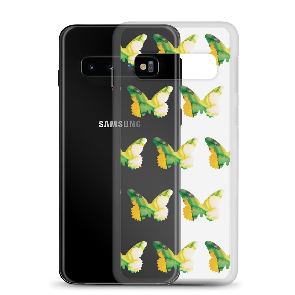 Clear Case for Samsung Tropical Green