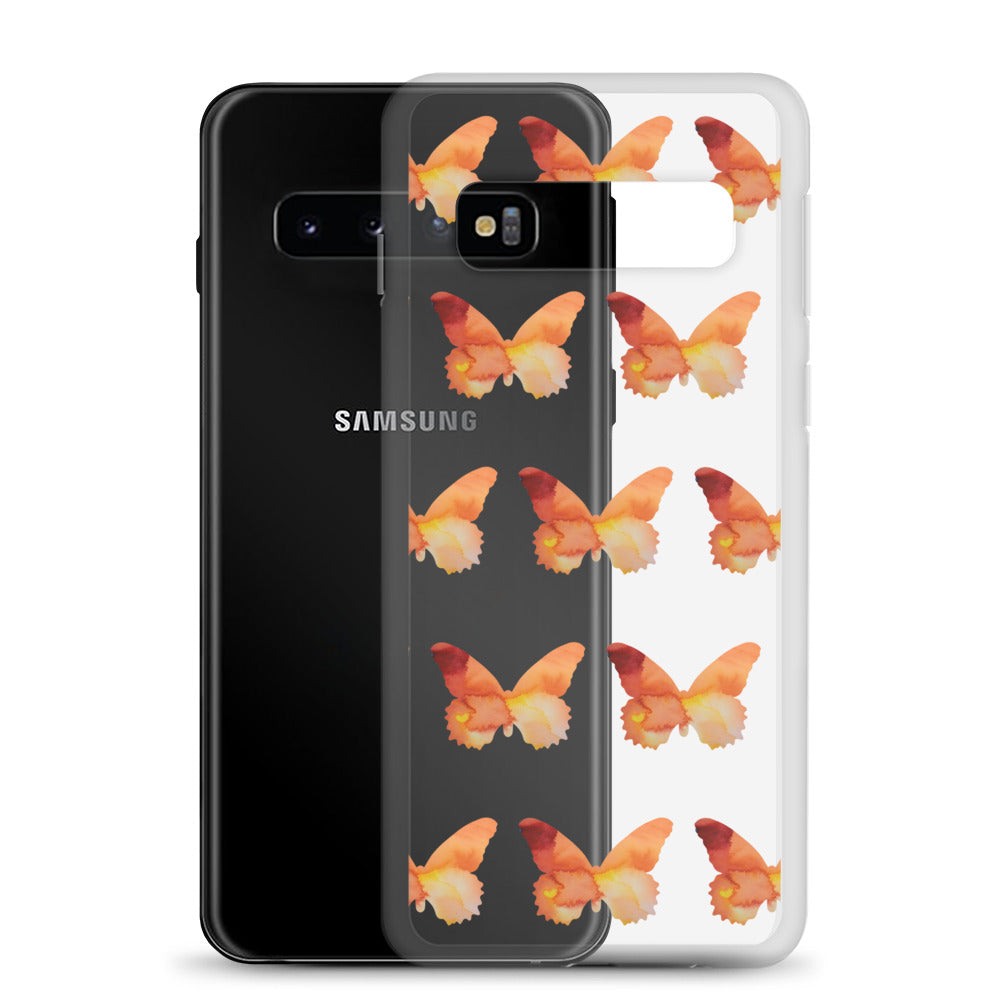 Clear Case for Samsung Orange