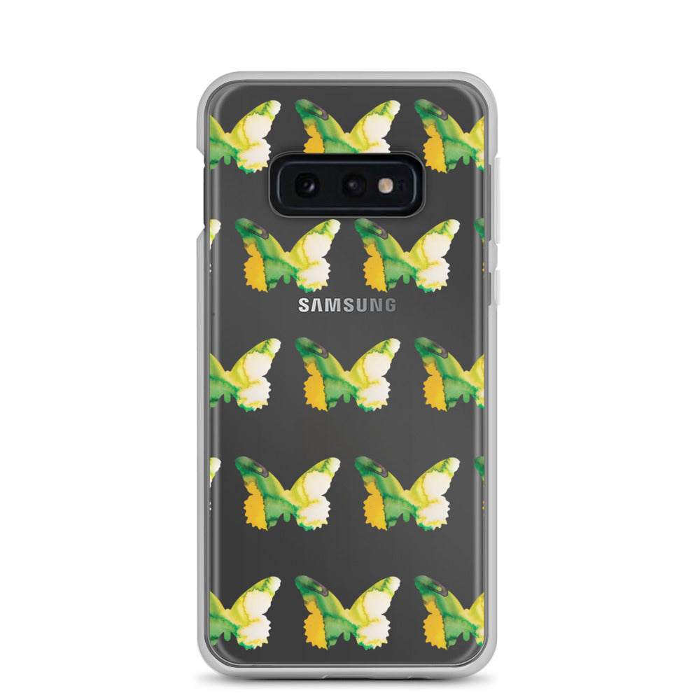 Clear Case for Samsung Tropical Green