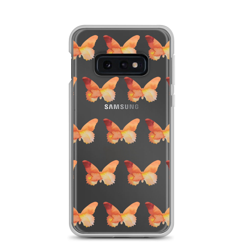 Clear Case for Samsung Orange