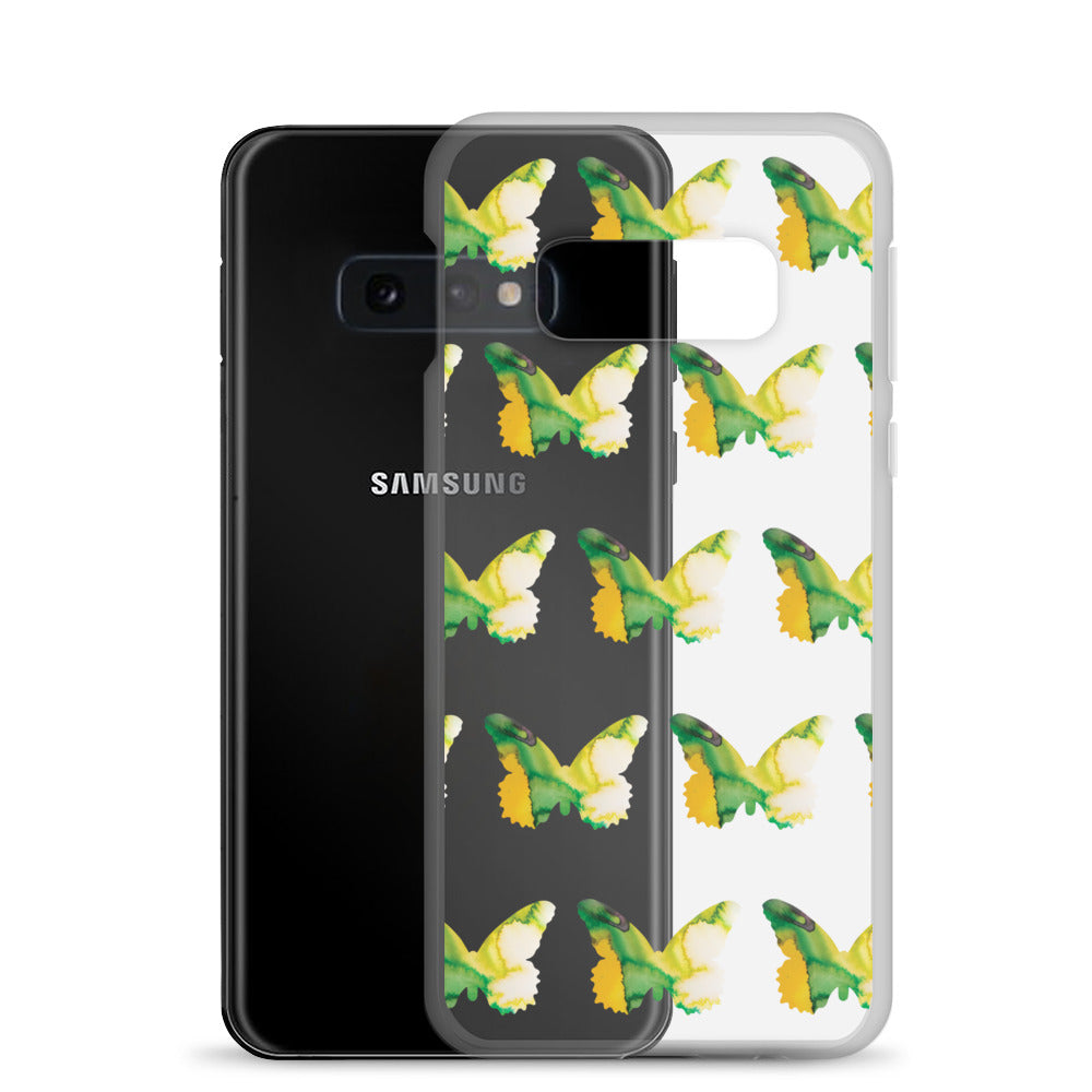 Clear Case for Samsung Tropical Green