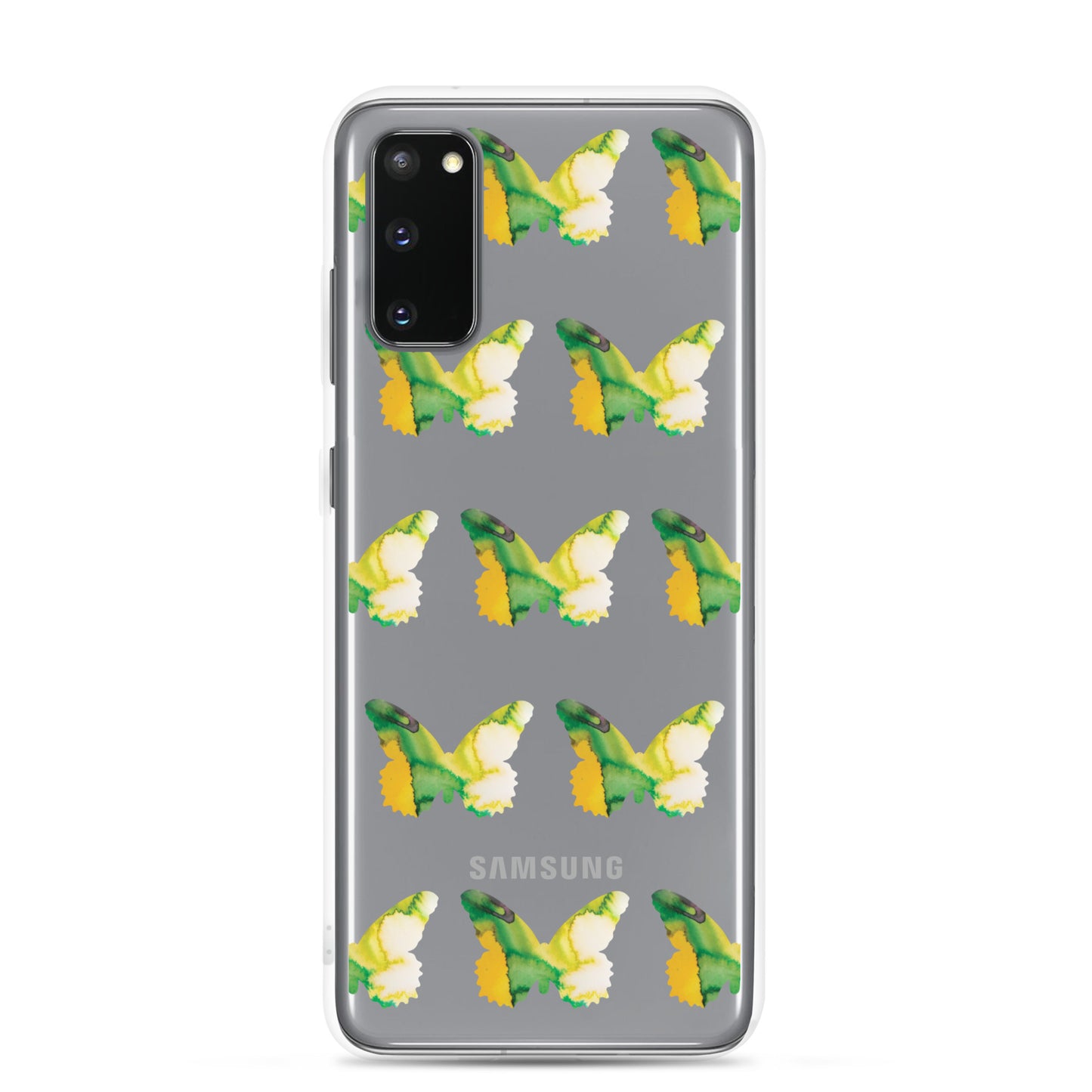 Clear Case for Samsung Tropical Green