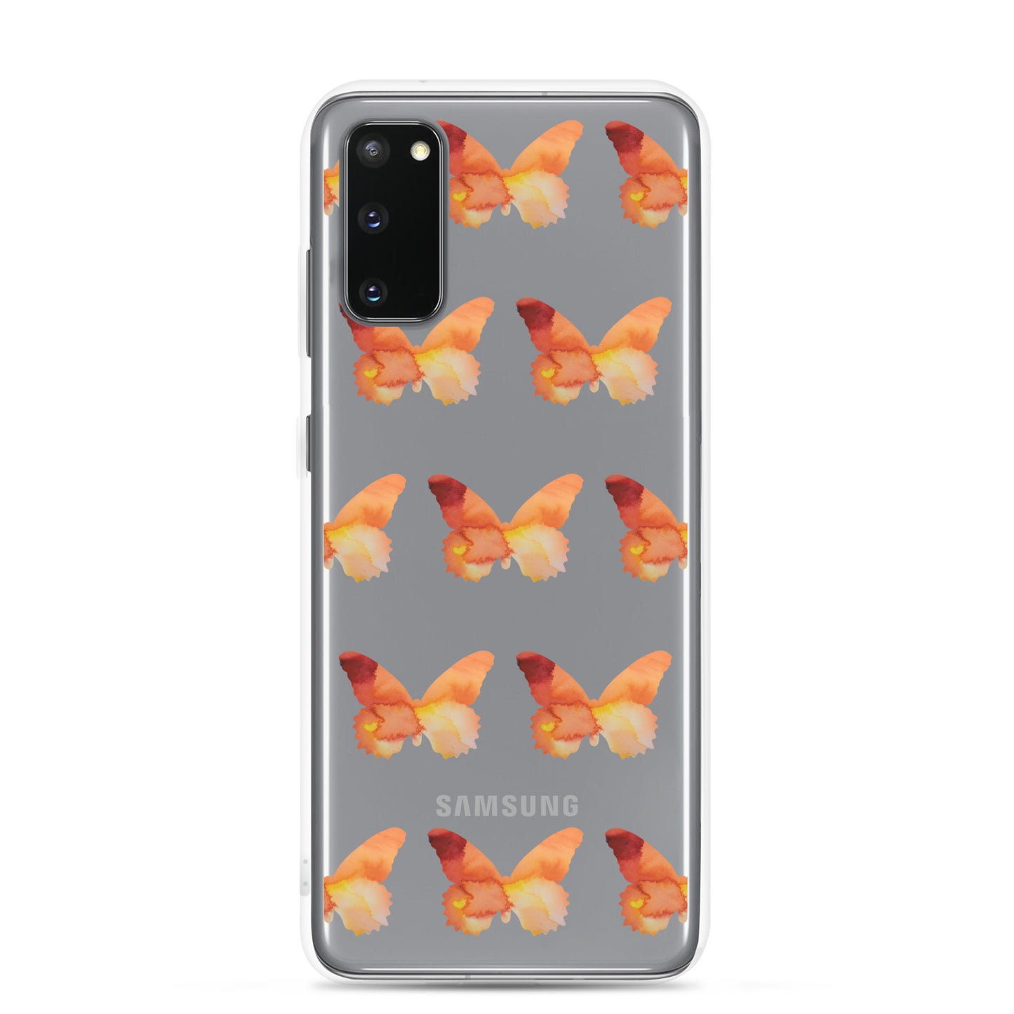 Clear Case for Samsung Orange