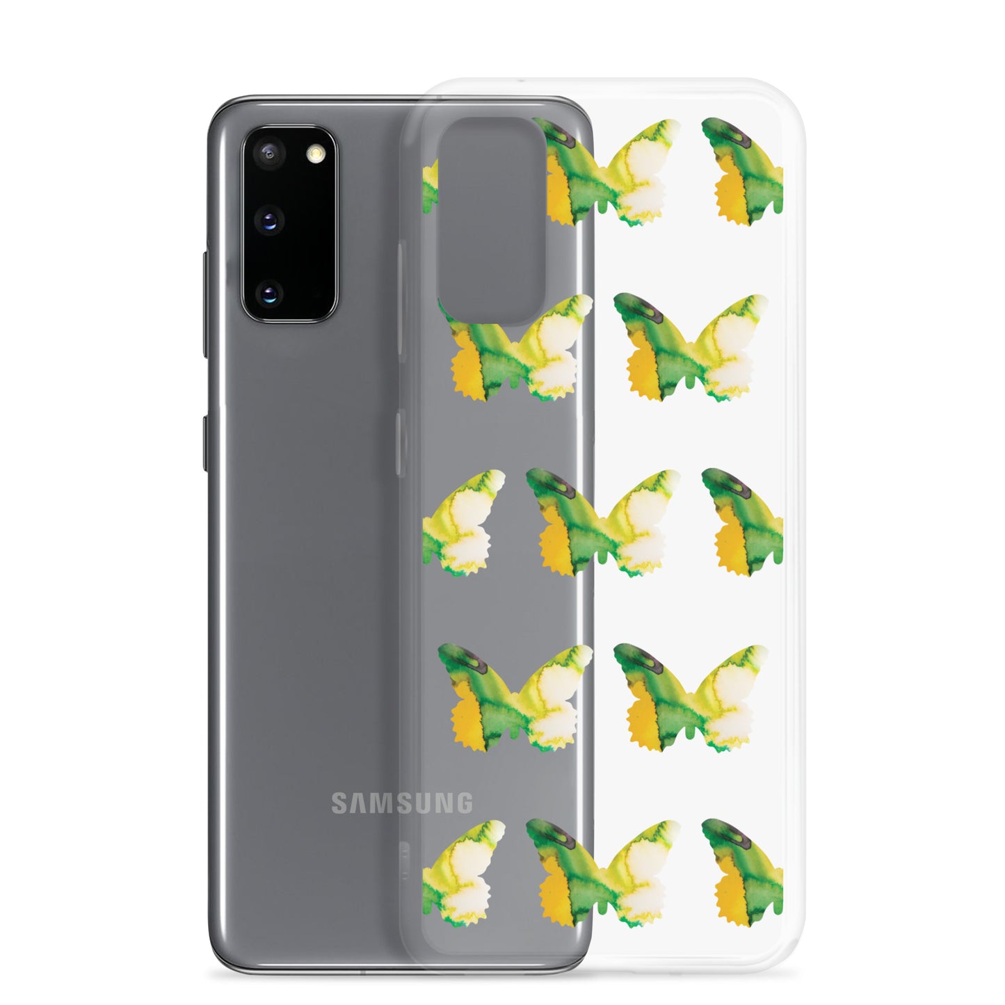 Clear Case for Samsung Tropical Green