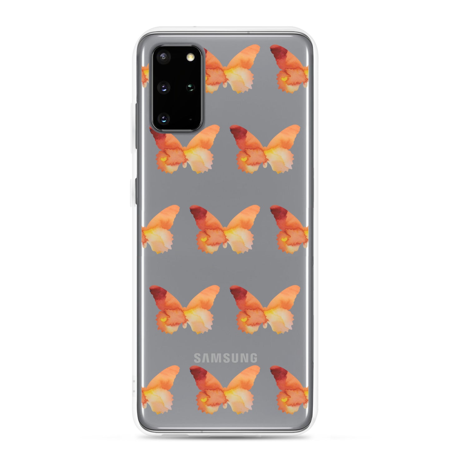 Clear Case for Samsung Orange