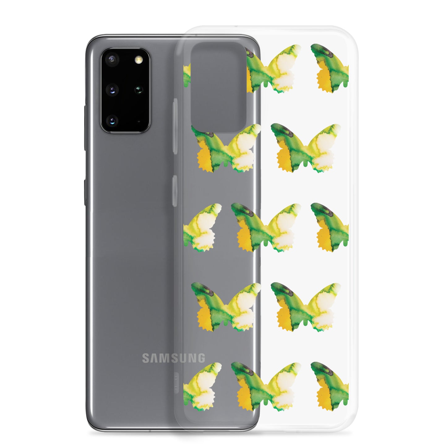 Clear Case for Samsung Tropical Green