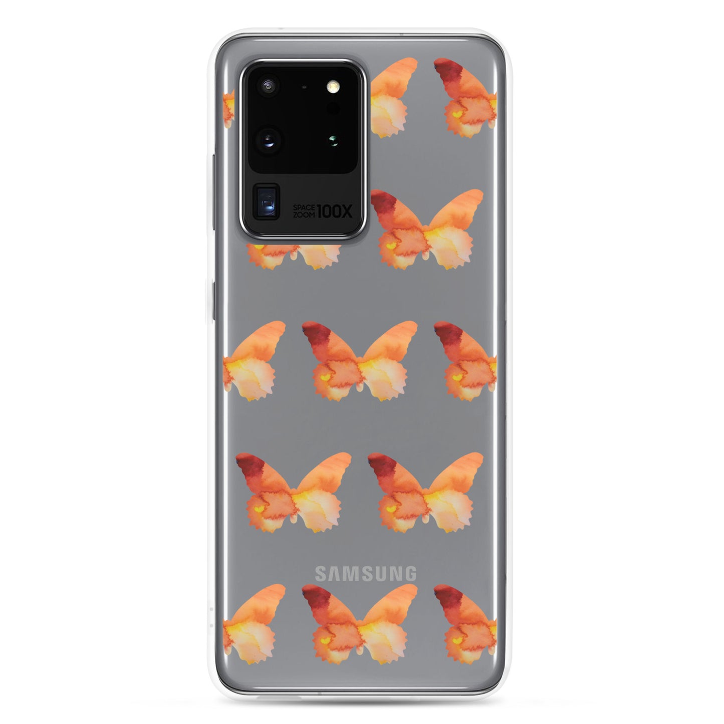 Clear Case for Samsung Orange