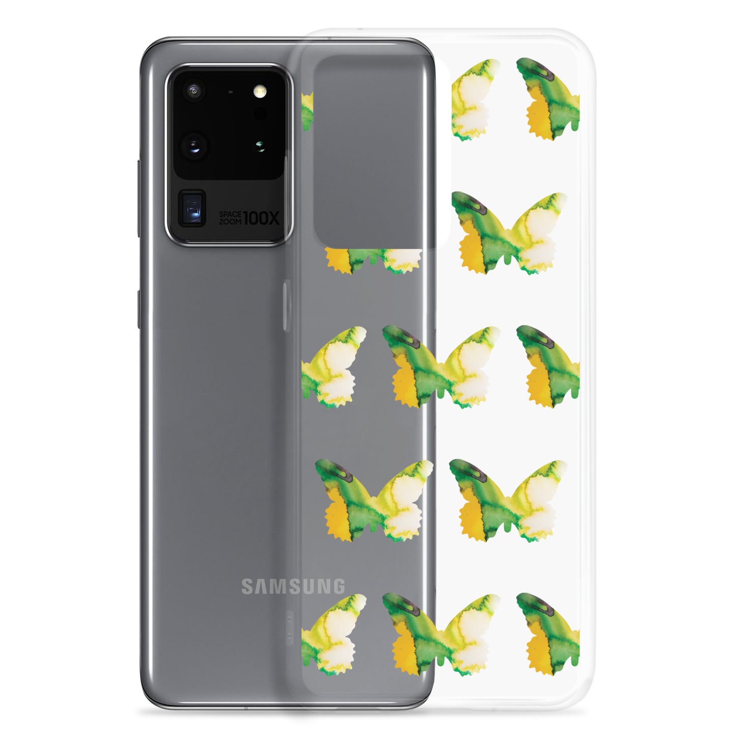 Clear Case for Samsung Tropical Green