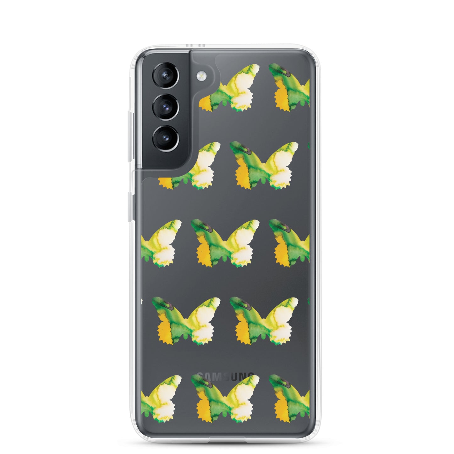 Clear Case for Samsung Tropical Green