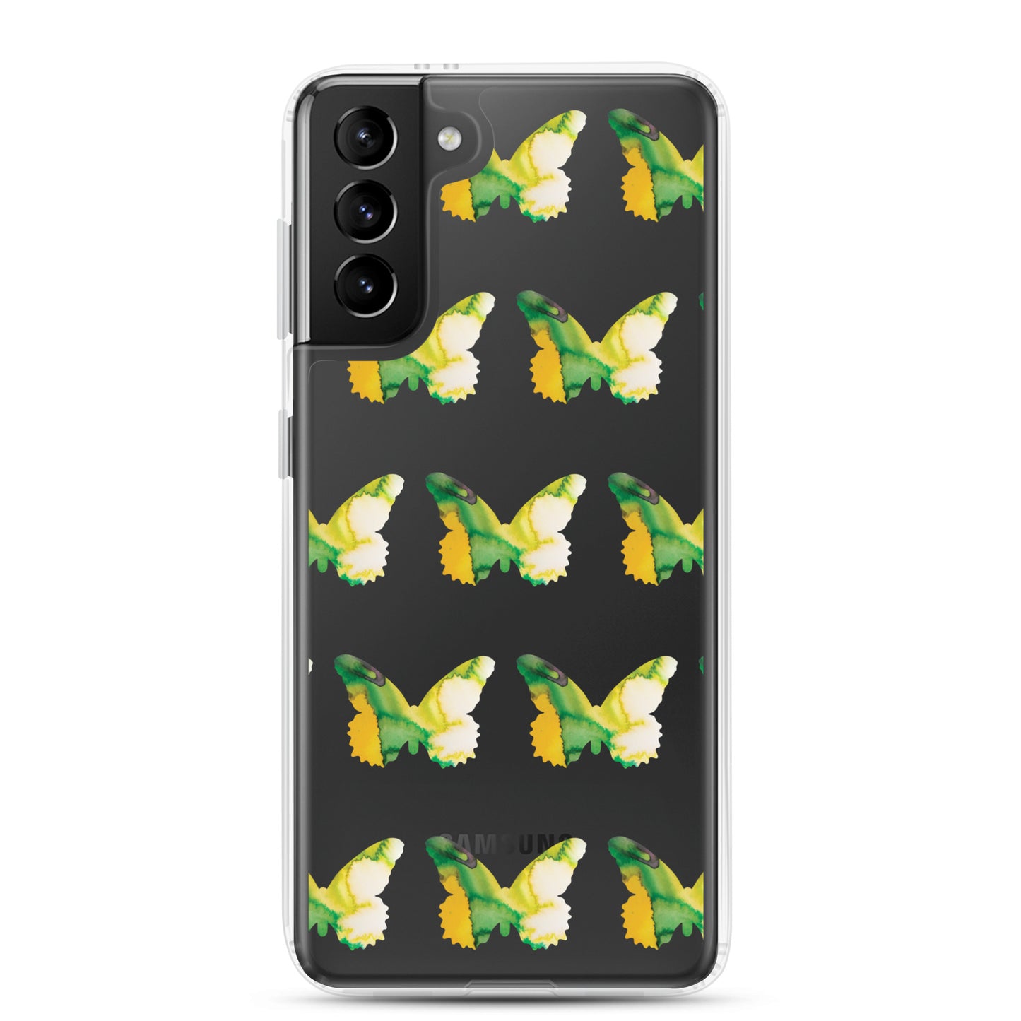 Clear Case for Samsung Tropical Green