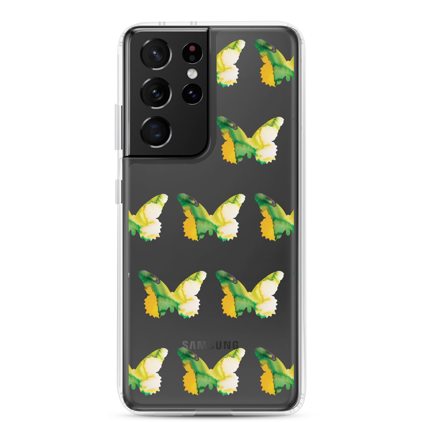 Clear Case for Samsung Tropical Green