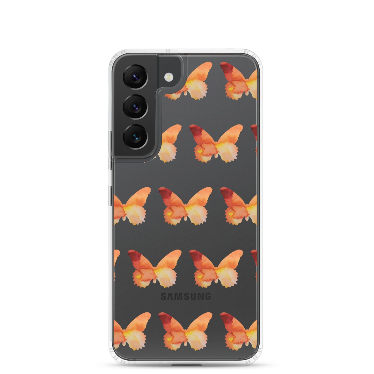 Clear Case for Samsung Orange