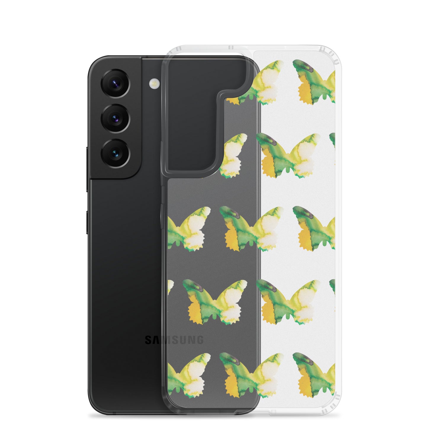 Clear Case for Samsung Tropical Green