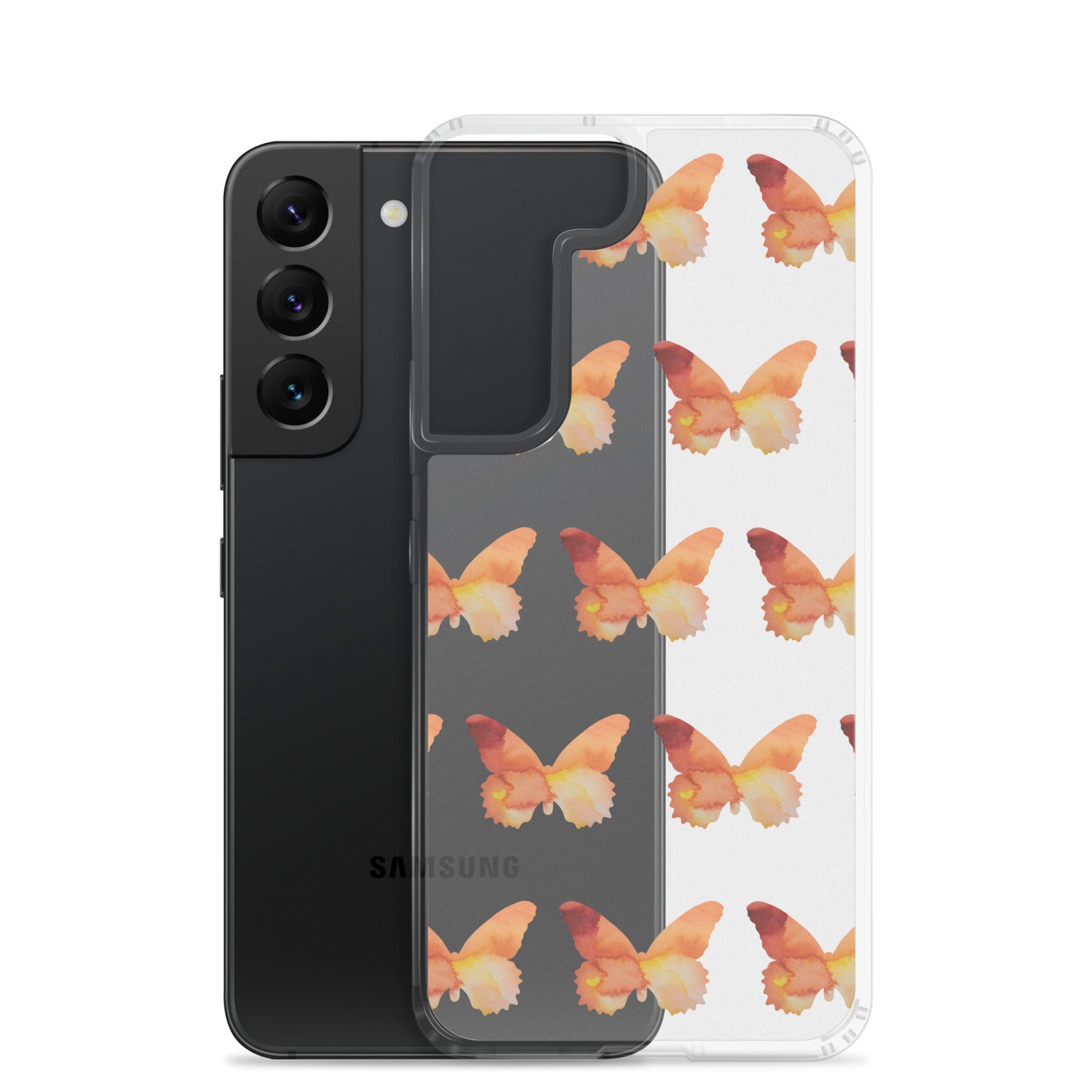 Clear Case for Samsung Orange
