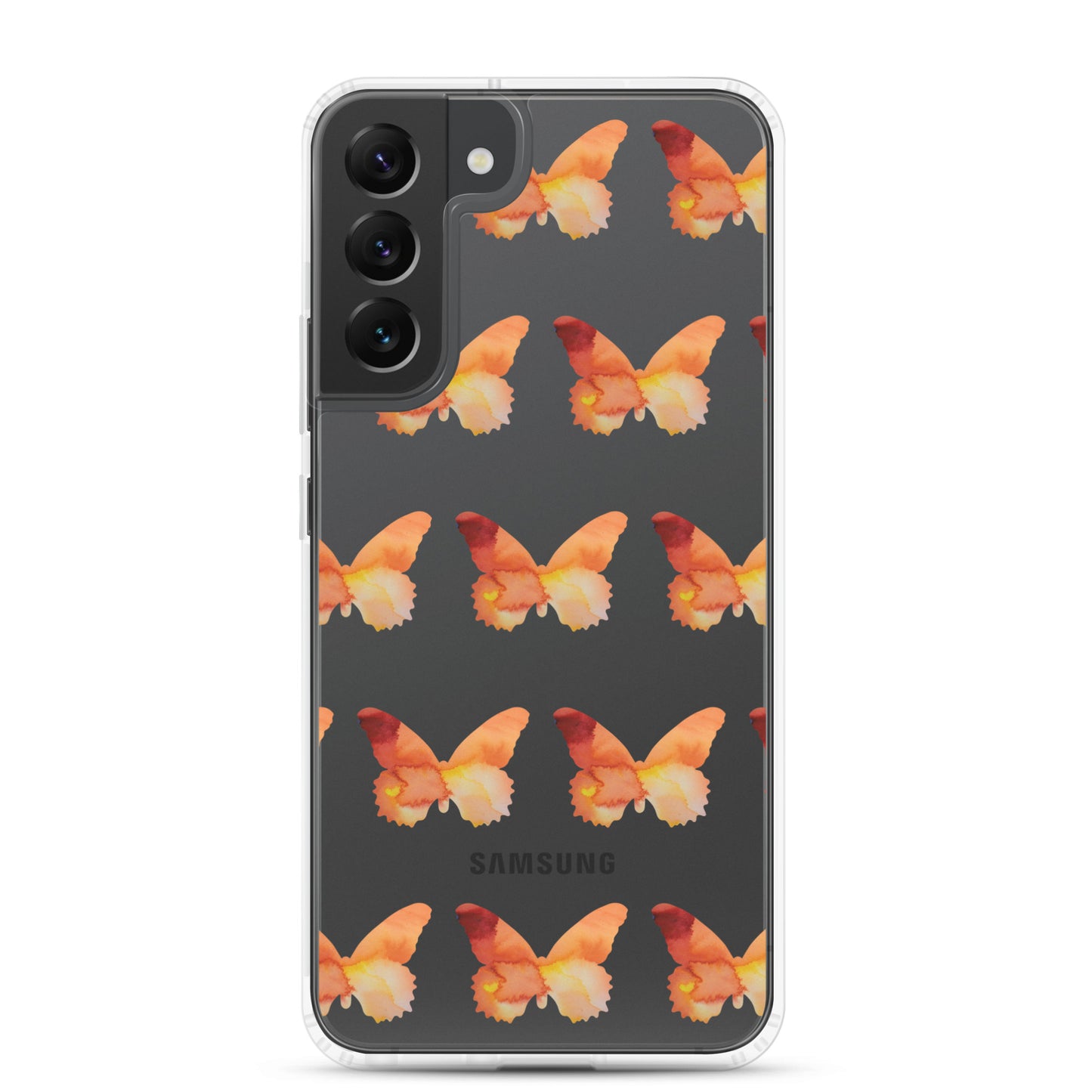 Clear Case for Samsung Orange