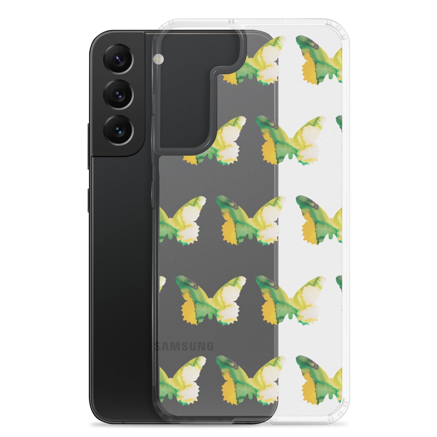 Clear Case for Samsung Tropical Green
