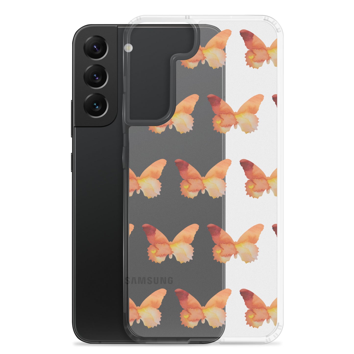 Clear Case for Samsung Orange