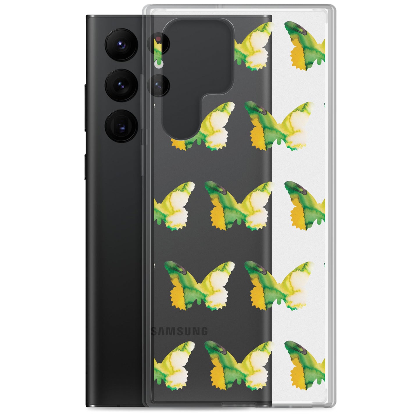 Clear Case for Samsung Tropical Green