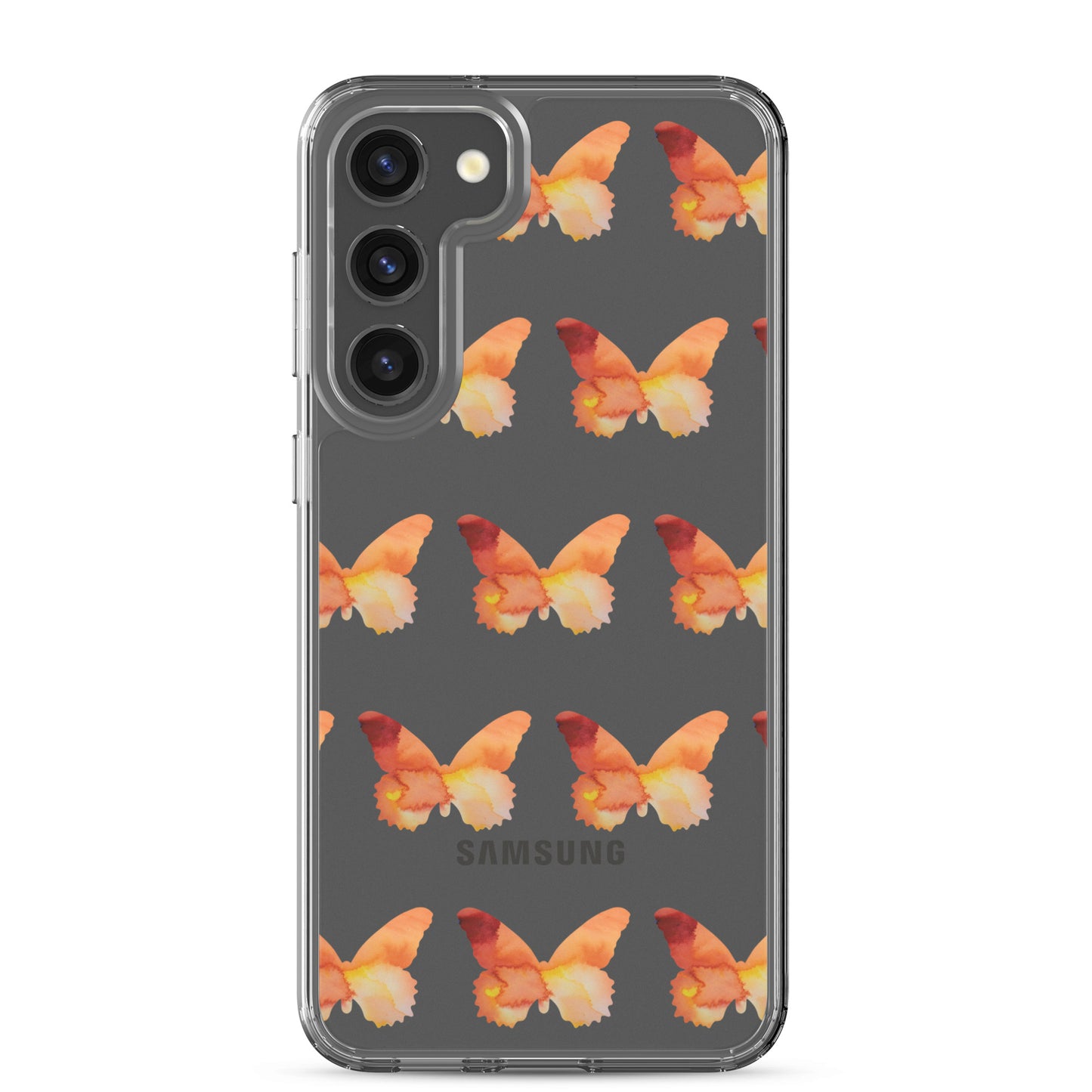 Clear Case for Samsung Orange