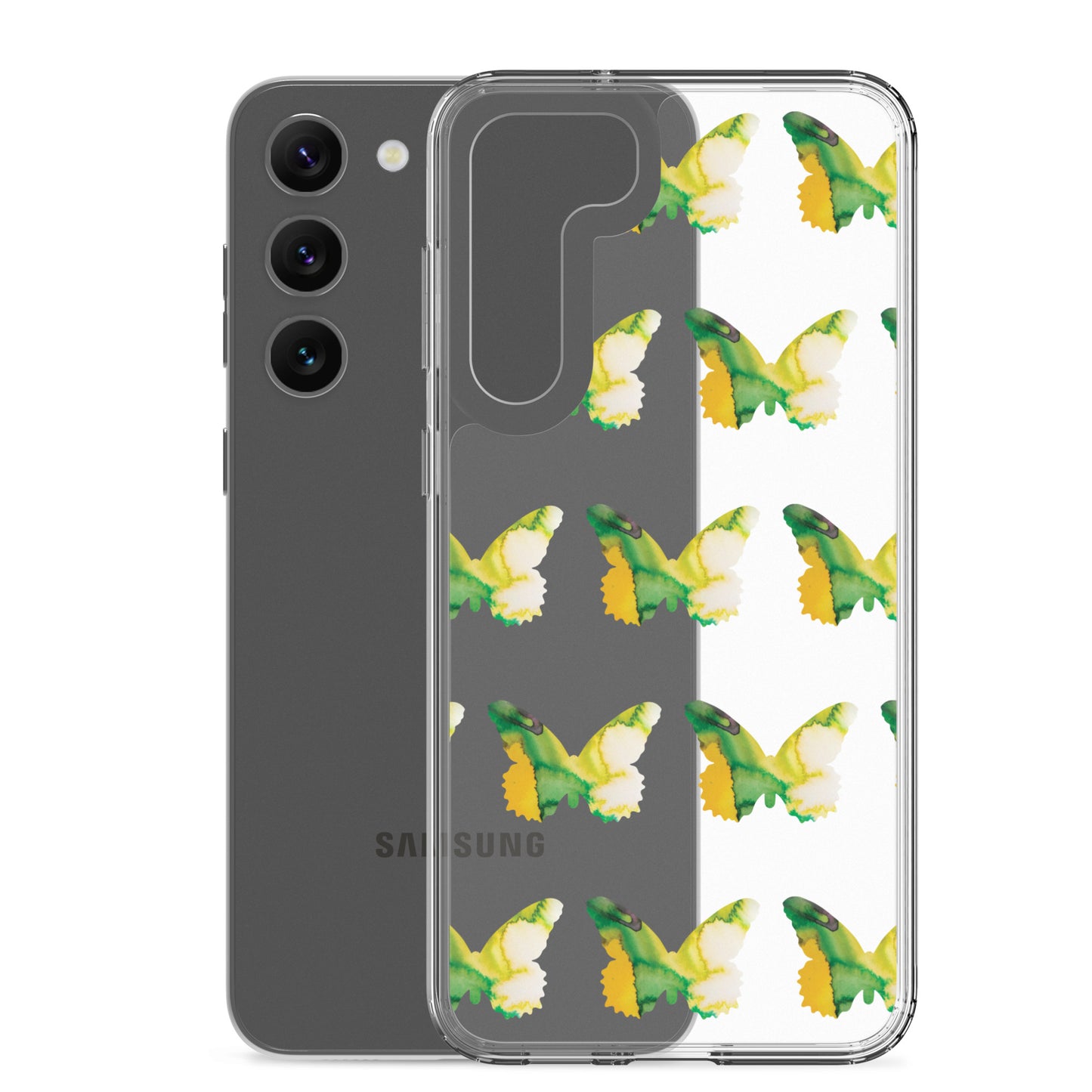 Clear Case for Samsung Tropical Green