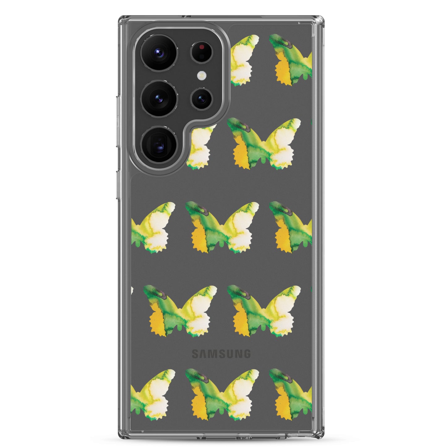 Clear Case for Samsung Tropical Green