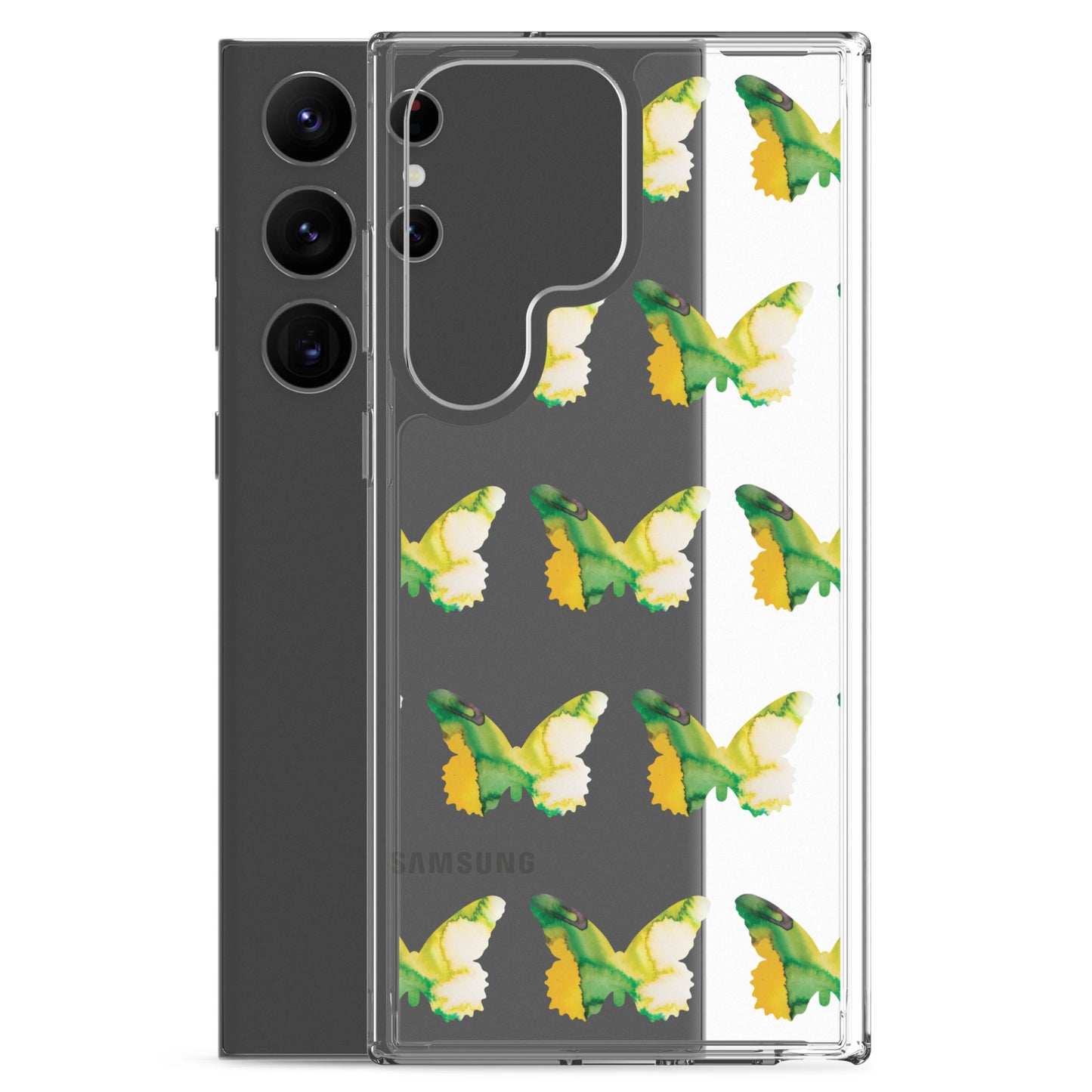 Clear Case for Samsung Tropical Green