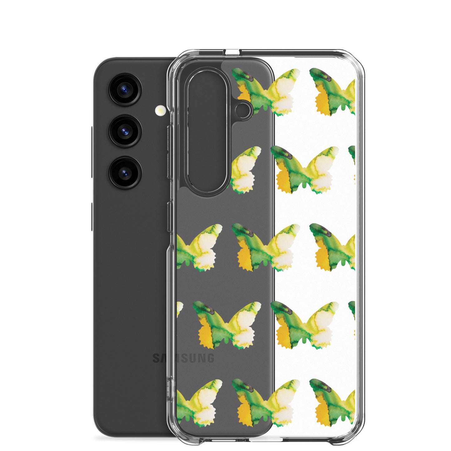 Clear Case for Samsung Tropical Green