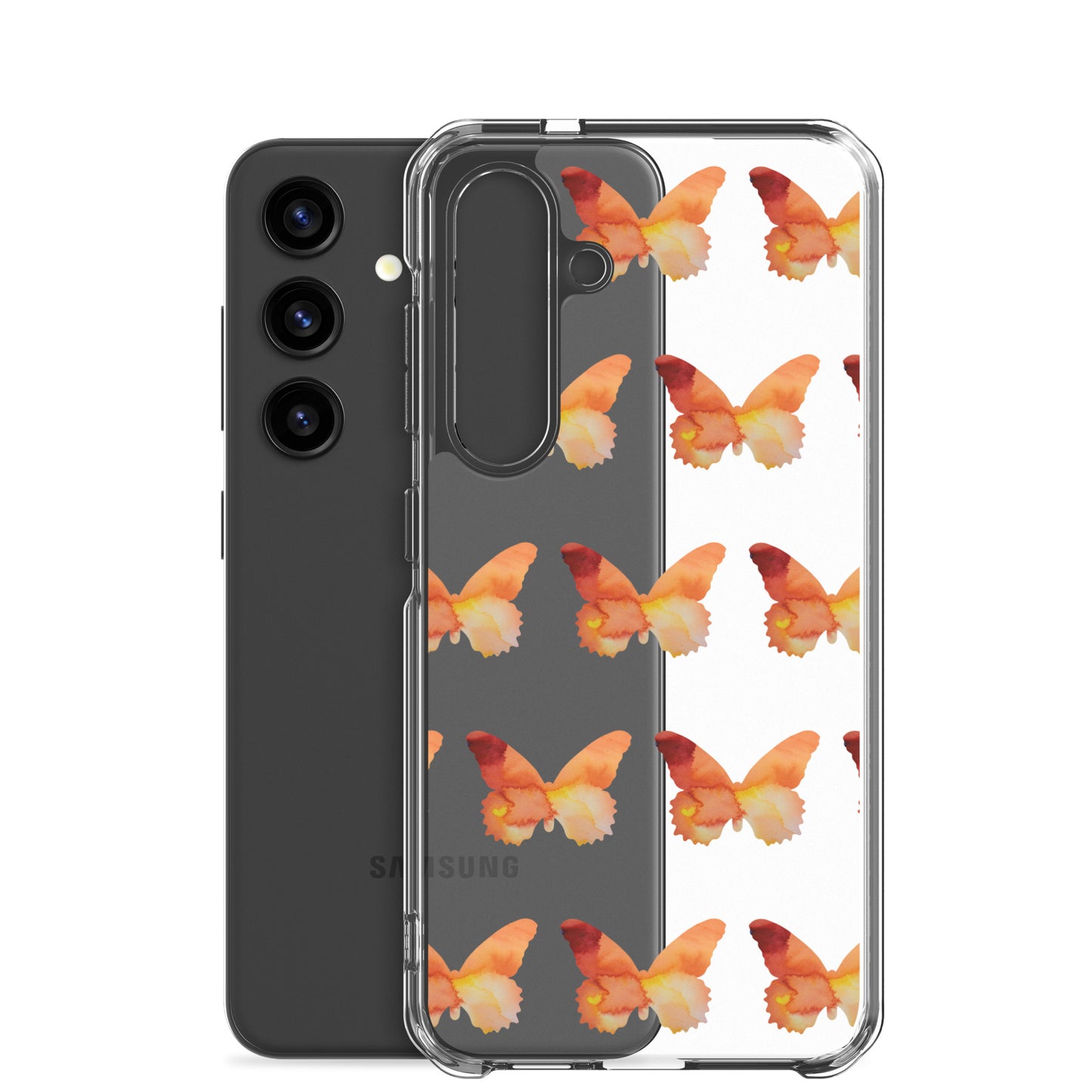 Clear Case for Samsung Orange