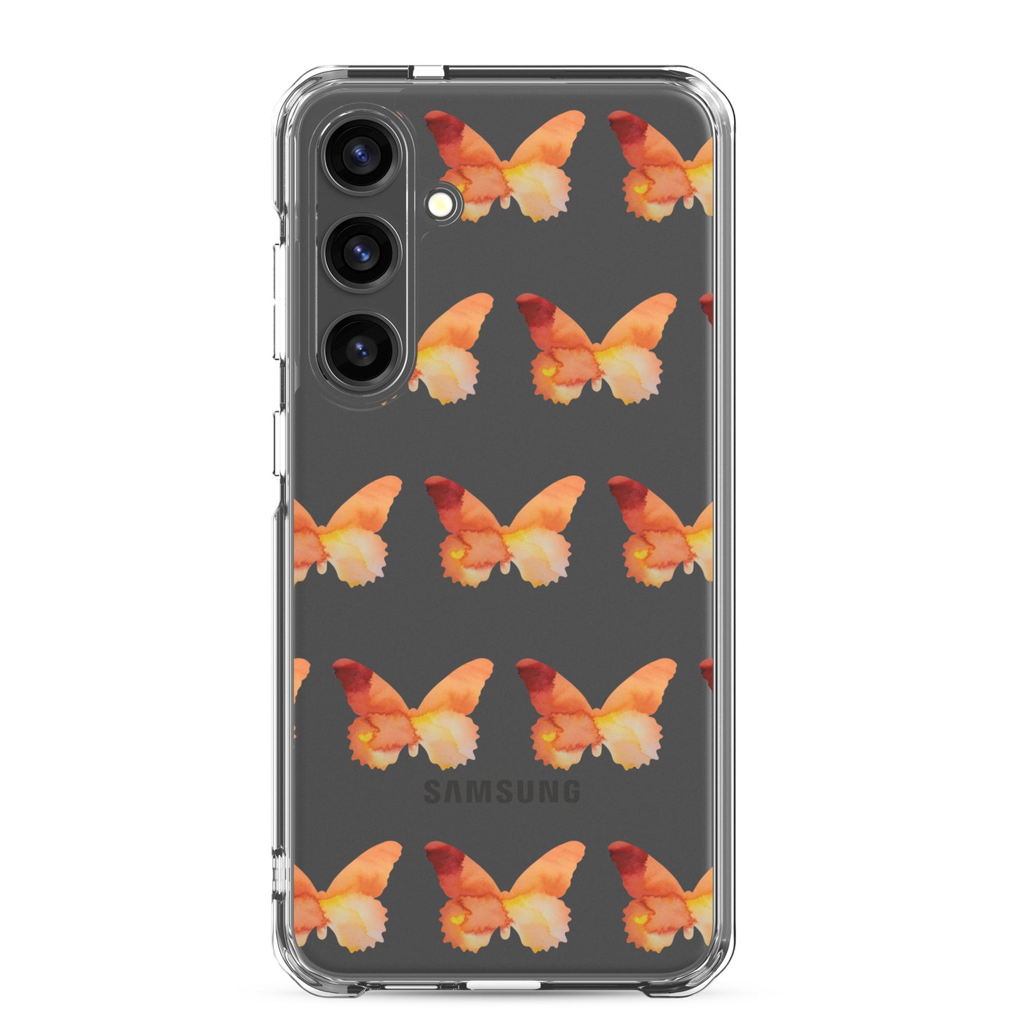 Clear Case for Samsung Orange