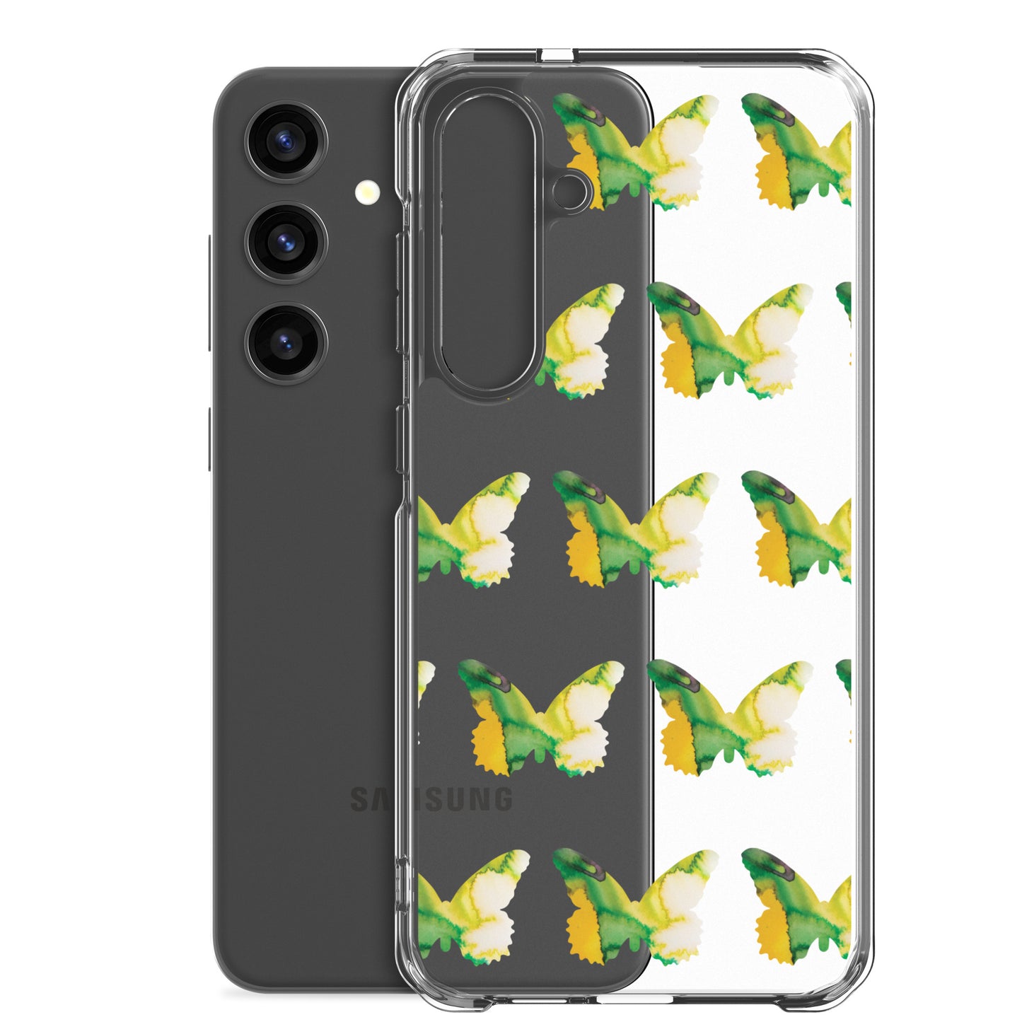 Clear Case for Samsung Tropical Green