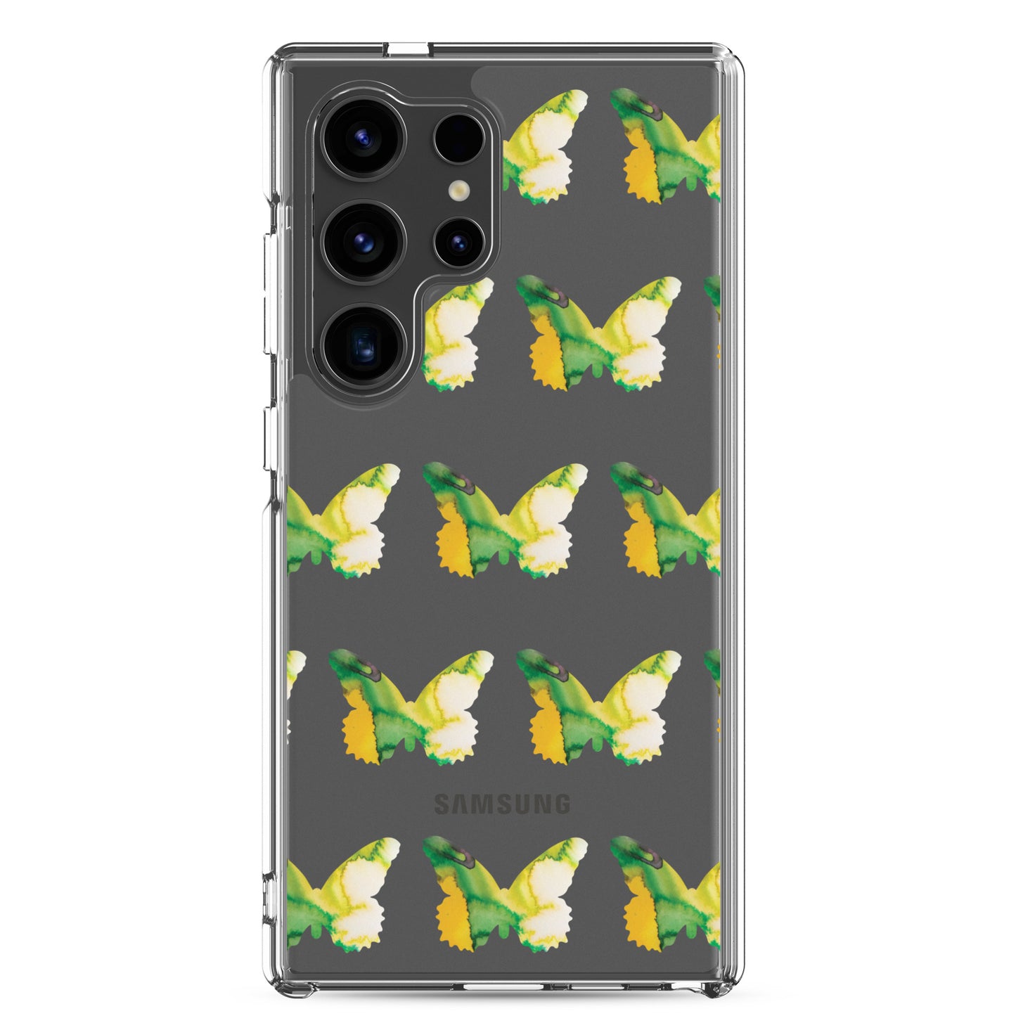 Clear Case for Samsung Tropical Green