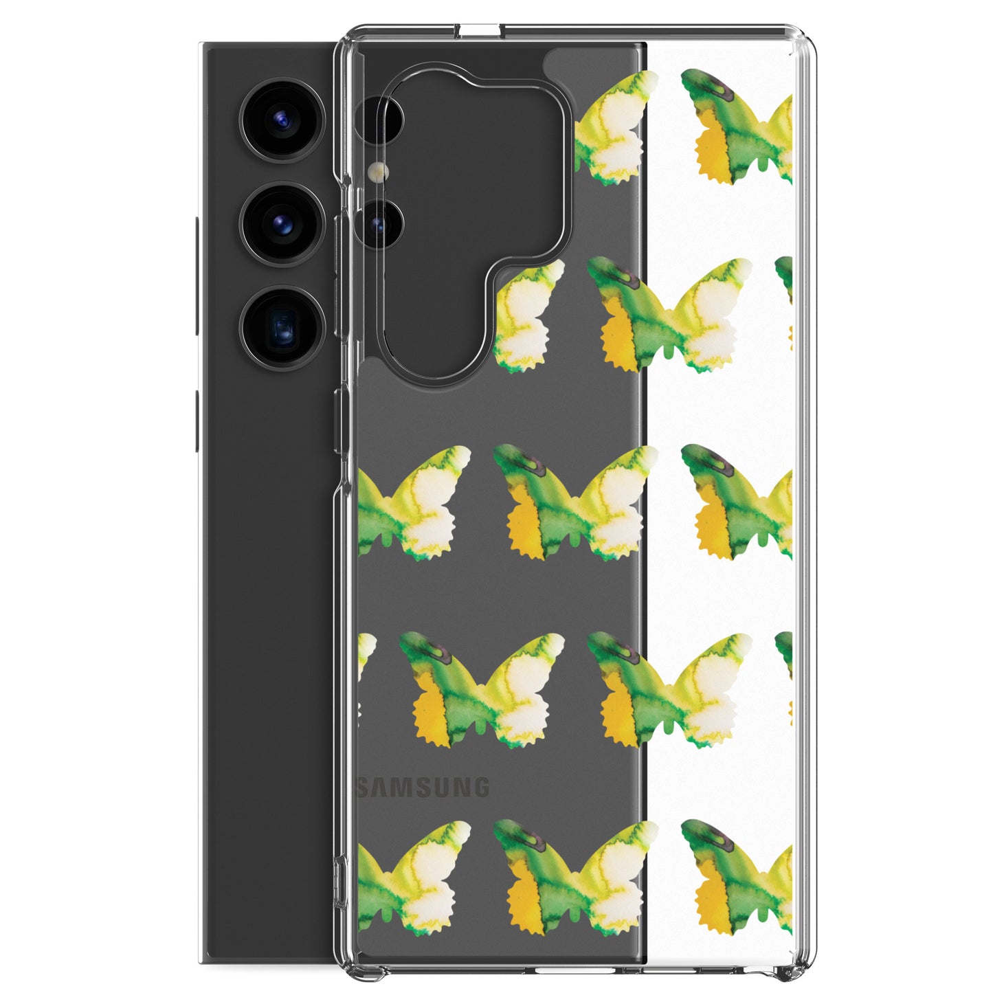 Clear Case for Samsung Tropical Green
