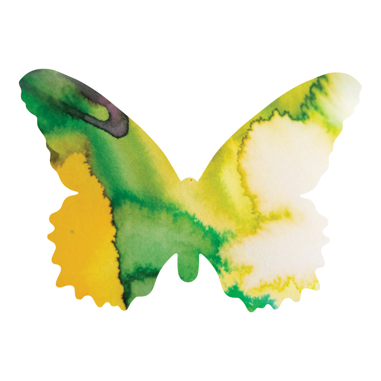 Tropical Green Butterfly Decal Set