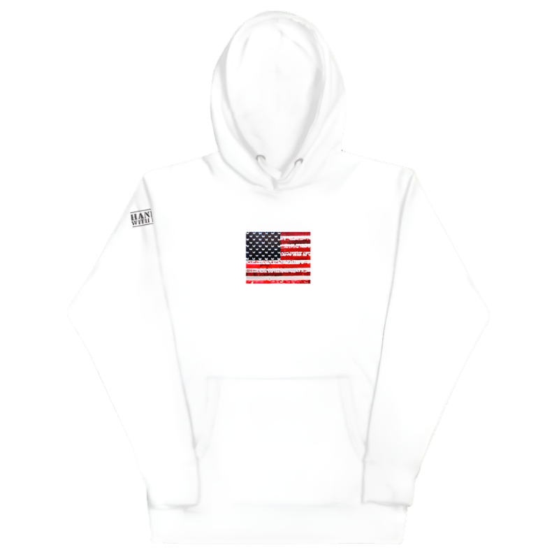 American Dream Unisex White Hoodie