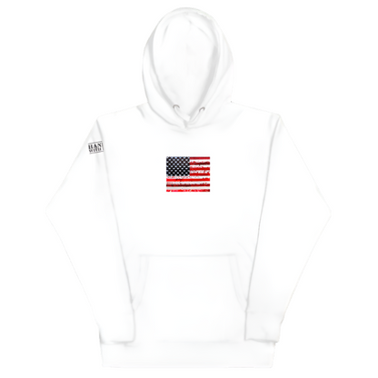 American Dream Unisex White Hoodie