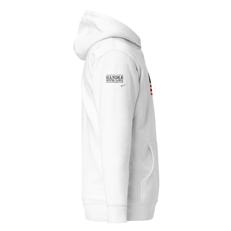 American Dream Unisex White Hoodie