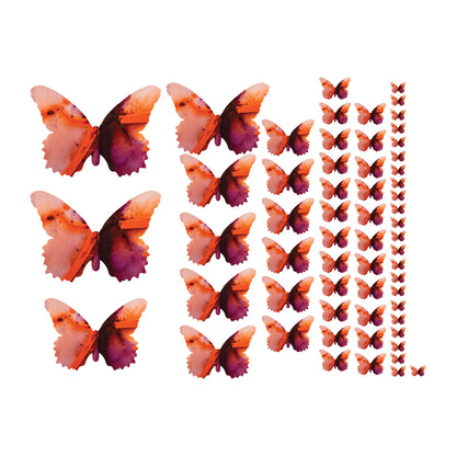 Scarlet Butterfly Decal Set