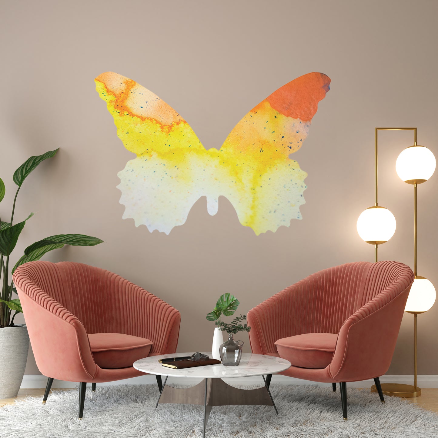 Sunrise Butterfly Decal Set