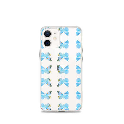 Clear Case for iPhone Light Blue