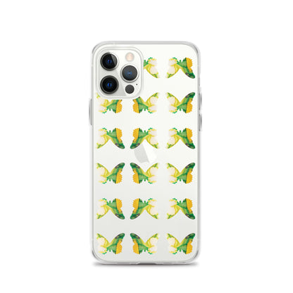 Clear Case for iPhone Tropical Green