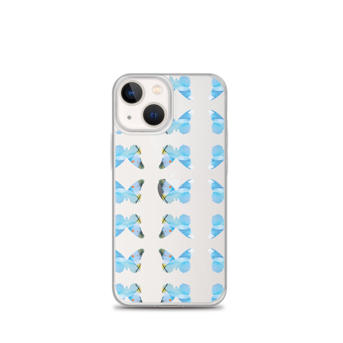 Clear Case for iPhone Light Blue